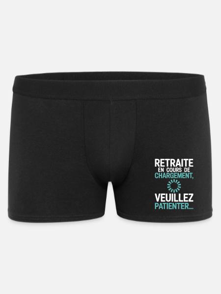 Retreat Loading – Senior Humor - Men's Boxer Shorts - black