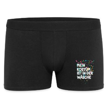 Mon costume, lingerie, carnaval, carnaval, drôle - Boxer Homme - noir - Devant