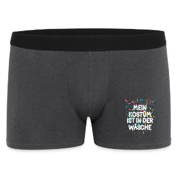 Mein Custom ist in der Wache - Männer Boxer Shorts - Anthrazit - Vorne