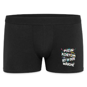 Costume de carnaval Mon costume est à la lavage - Boxer Homme - noir - Devant