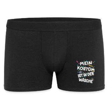 Costume de carnaval Mon costume est à la lavage - Boxer Homme - noir - Devant