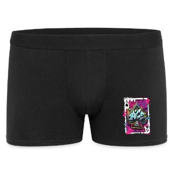 As de pique - Boxer Homme - noir - Devant