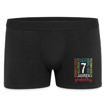 Parfait pour 7 ans - anniversaire sept ans 7. - Boxer Homme - noir - Devant