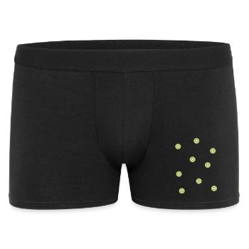 Kiwis - Männer Boxer Shorts - Schwarz - Vorne
