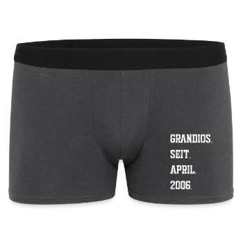 Anniversaire avril 2006 - Boxer Homme - charbon - Devant