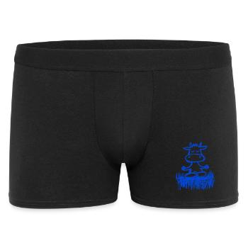 Zen cow in the meadow - Men's Boxer Shorts - black - Front