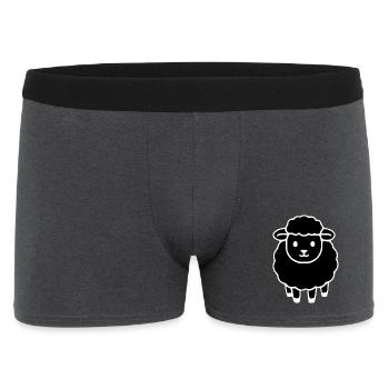 black sheep - Men's Boxer Shorts - charcoal grey - Front