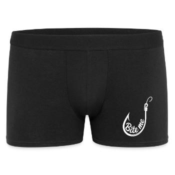 Bite Me Hook Illustration - Men's Boxer Shorts - black - Front
