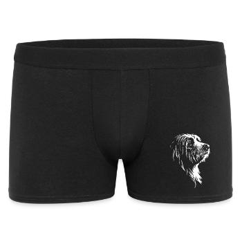 Chien silhouette du colley barbu Wilsigns - Boxer Homme - noir - Devant