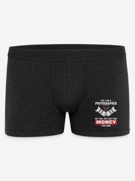 Humor Photographer - Men's Boxer Shorts - black