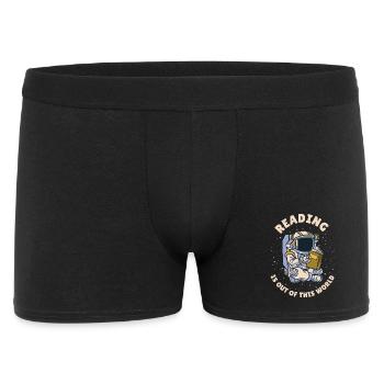 Reading is out of this world - Men's Boxer Shorts - black - Front