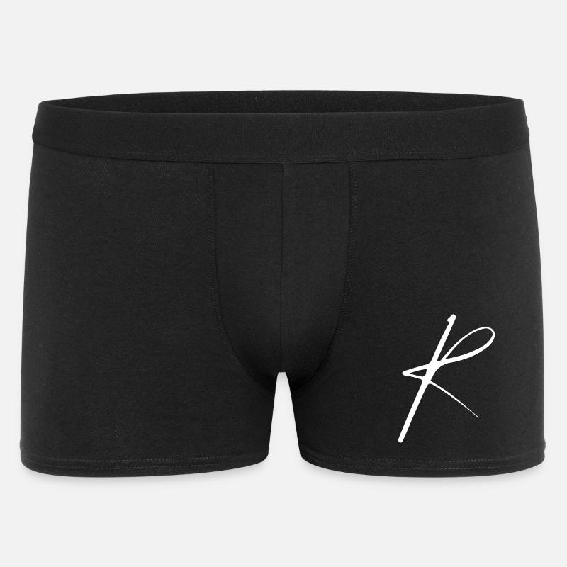 R - Männer Boxer Shorts - Schwarz