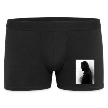 Minimalist portrait of Jesus - Men's Boxer Shorts - black - Front