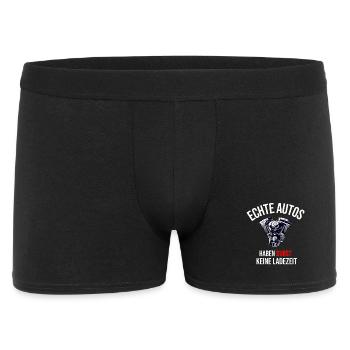 Lustiges Geschenk für Verbrenner Fans - Männer Boxer Shorts - Schwarz - Vorne