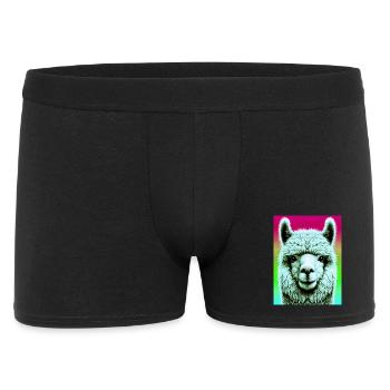 Alpaca - Men's Boxer Shorts - black - Front