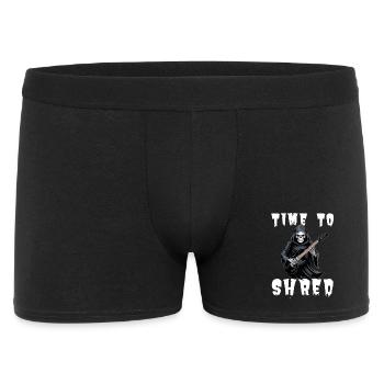 Time To Shred Grim Reaper Guitar - Men's Boxer Shorts - black - Front