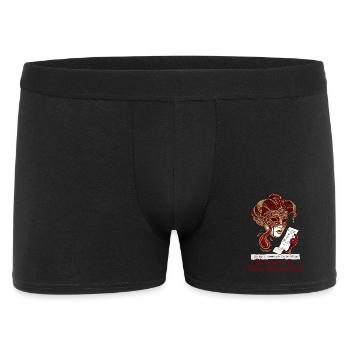 Dramatisches Mitternachtsmaskerade Design für Buch - Männer Boxer Shorts - Schwarz - Vorne
