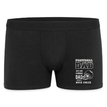 Papa footballeur comme un père normal - Boxer Homme - noir - Devant