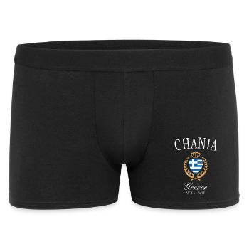 Couronne des armoiries de La Canée Grèce – Souvenir de voyage - Boxer Homme - noir - Devant