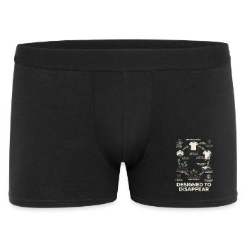 Aktiver Umweltschutz - Männer Boxer Shorts - Schwarz - Vorne
