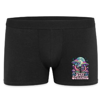 Stay Strange Mushroom Art - Men's Boxer Shorts - black - Front