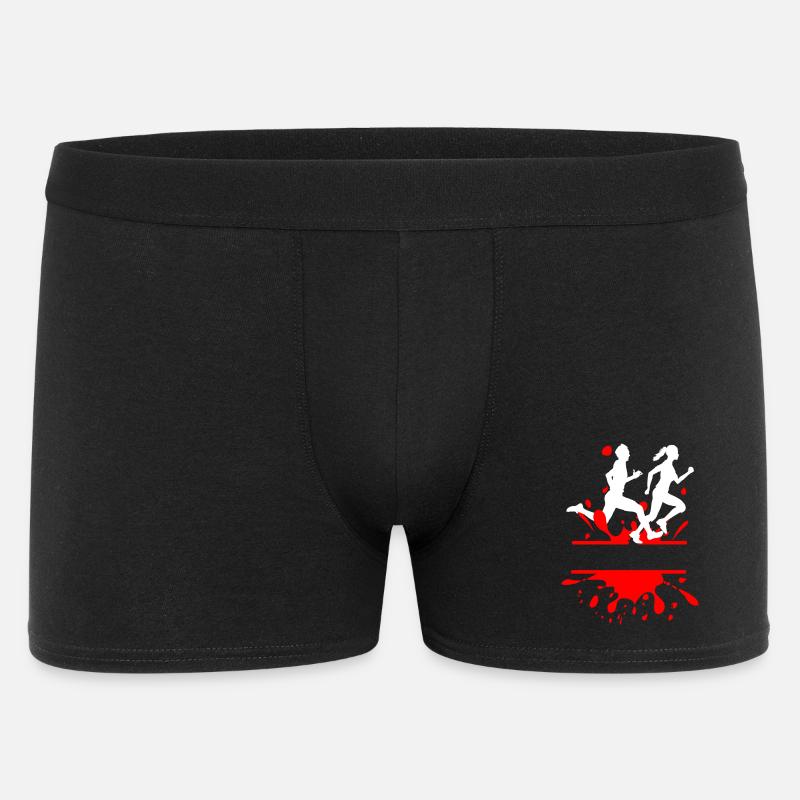 Mud Run Duo – Custom Splash Design - Men's Boxer Shorts - black