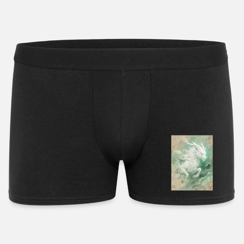 Bai Ze : Le Messager de la Sagesse Divine - Boxer Homme - noir