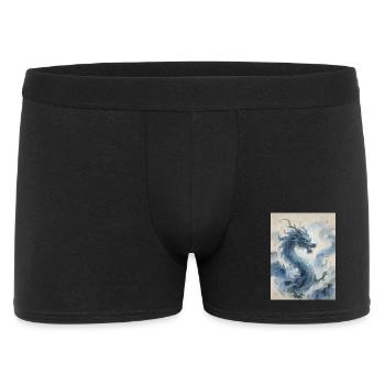 The Celestial Apotheosis: Blue Dragon – Infinity - Men's Boxer Shorts - black - Front