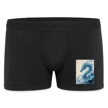Le Premier Souffle : Dragon Bleu – Renouveau - Boxer Homme - noir - Devant