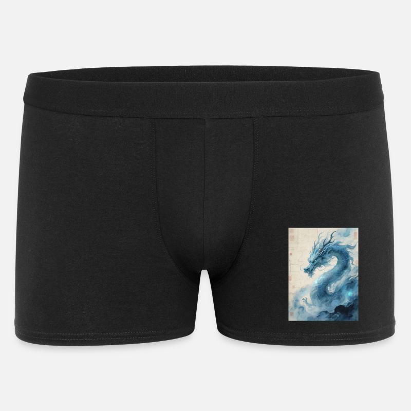 The First Wind: Blue Dragon – Revival - Men's Boxer Shorts - black