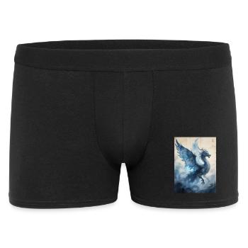 The Stormmaster: Yinglong – Flood - Men's Boxer Shorts - black - Front