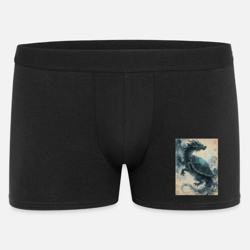 The Ancestral Shell: Xuangui – Stability - Men's Boxer Shorts - black