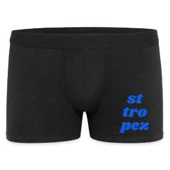 st tro pez - Männer Boxer Shorts - Schwarz - Vorne