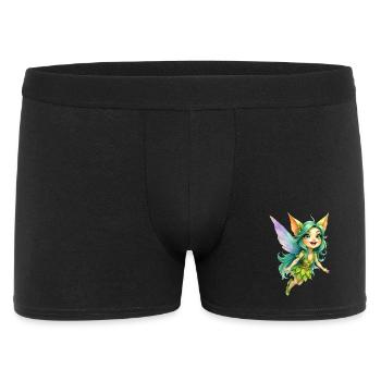 Fée Verte des Feuilles et des Ailes - Boxer Homme - noir - Devant
