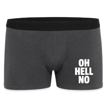 Oh non, hors de question - Boxer Homme - charbon - Devant