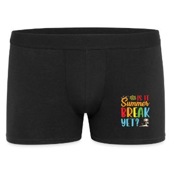 Summer break yet - Men's Boxer Shorts - black - Front