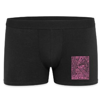 Manifesto for self-love in Pink - Men's Boxer Shorts - black - Front