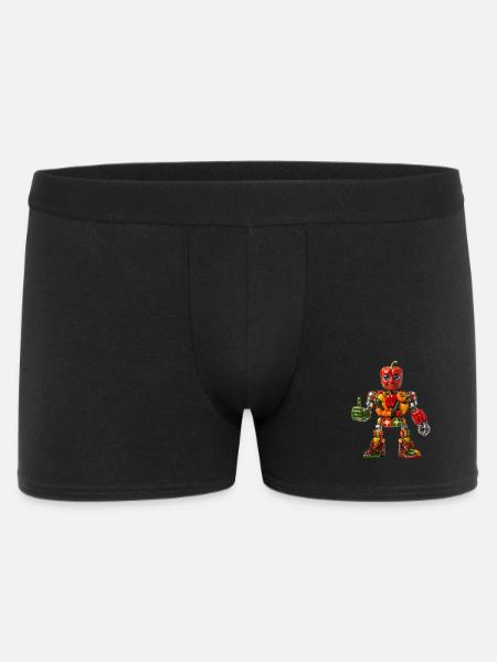 Robot Poivron : Cyborg synthétique biologique - Boxer Homme - noir