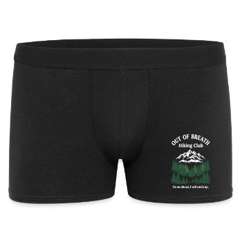 Out of Breath Hiking Club  - Men's Boxer Shorts - black - Front