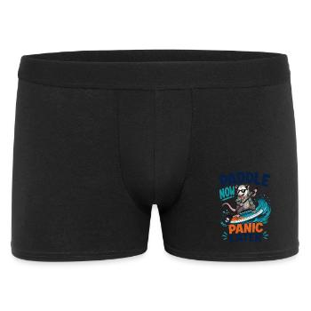 Backprint | SUP Paddleboard Board Stand Up Paddle - Men's Boxer Shorts - black - Front