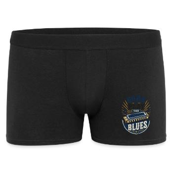 Instrument Harmonica Blues Music Musicians - Men's Boxer Shorts - black - Front