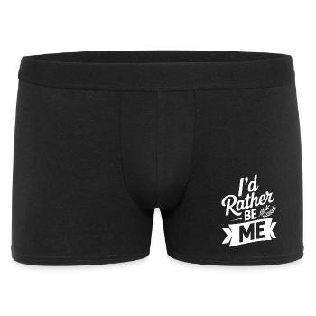 I'd Rather Be Me - Men's Boxer Shorts - black - Front