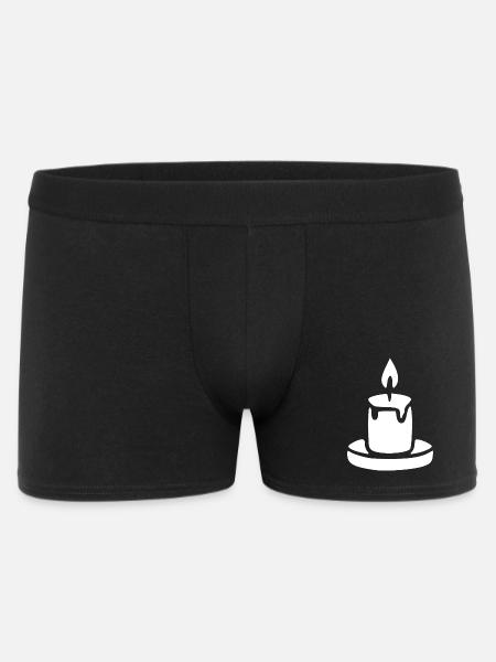 Candle Meditation Gift - Men's Boxer Shorts - black