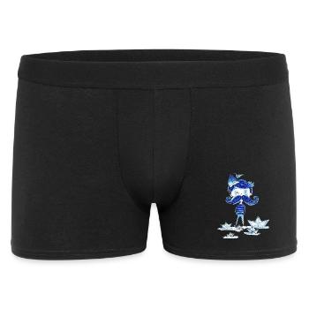 Monsieur Bleu - Boxer Homme - noir - Devant