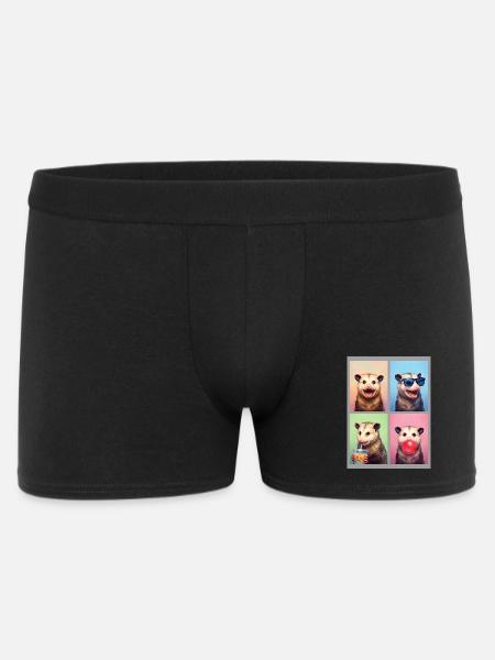 Opossums Opossum - Men's Boxer Shorts - black