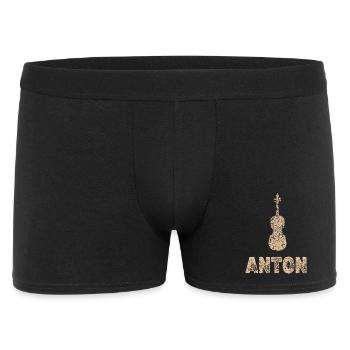 Anton - Men's Boxer Shorts - black - Front