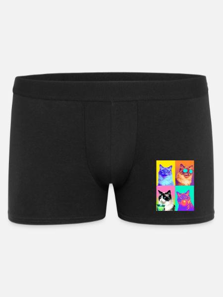 Cats Balinese Cat - Men's Boxer Shorts - black