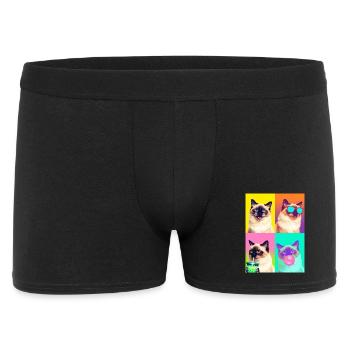 Chats Chat Birman Sacré - Boxer Homme - noir - Devant