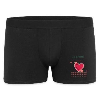 MERCI. MAÎTRESSE. MAÎTRE. MERCI MAÎTRESSE - Boxer Homme - noir - Devant