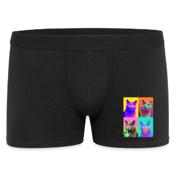 Chats Chat chartreux - Boxer Homme - noir - Devant